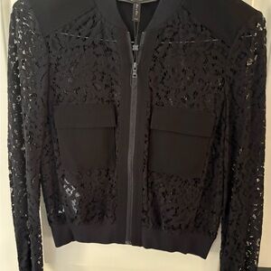 BCBGMaxAzaria Black Lace Jacket (NWOPriceTag)